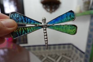 Stained glass stars and Talavera - Handmade Stained Glass Dragonfly – Giftable in Any Color
