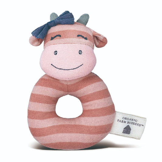 Apple Park - Miss Moo - Teething Rattle