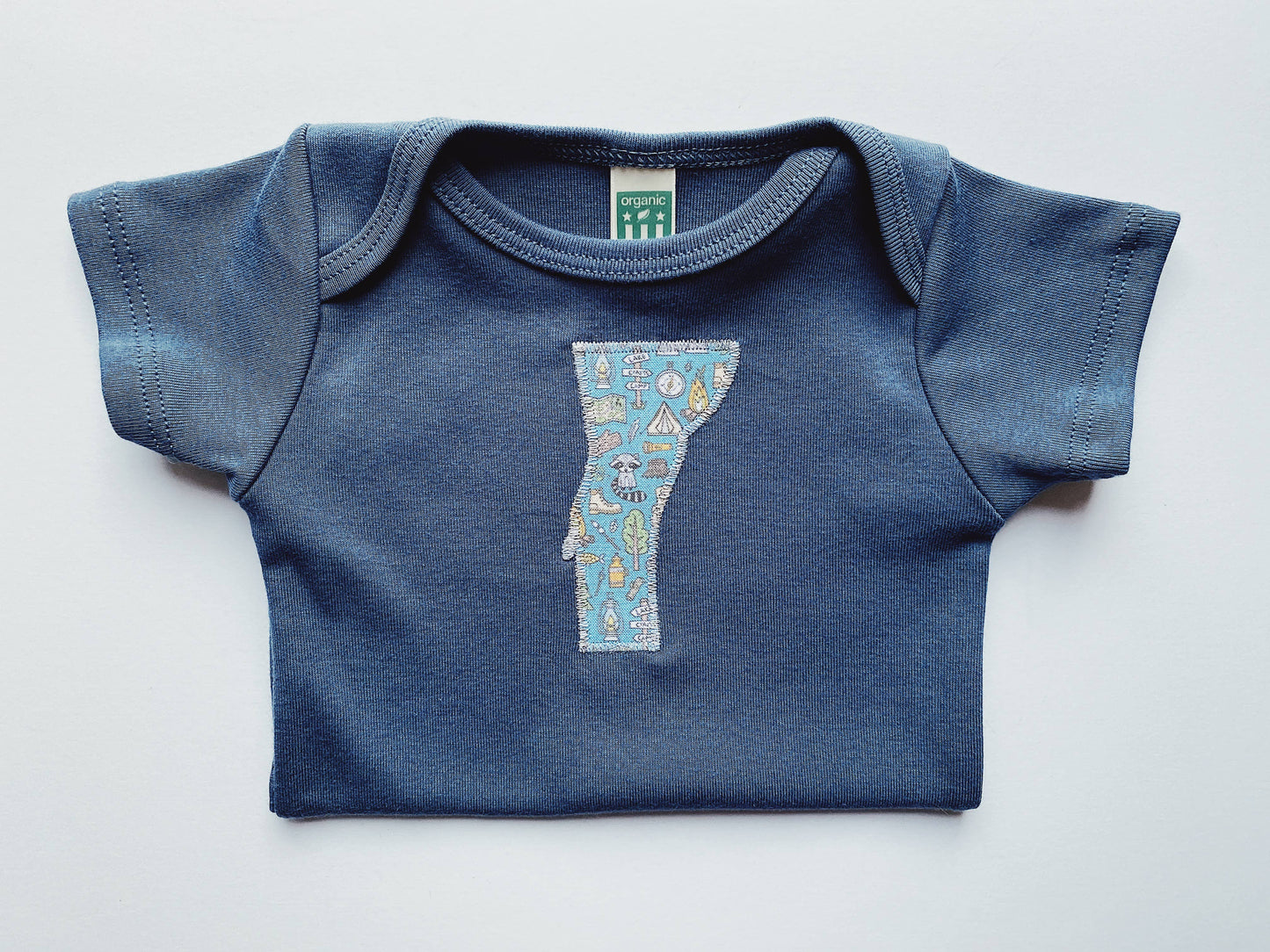 Vermont Tribe - Vermont Baby Bodysuit - Camp