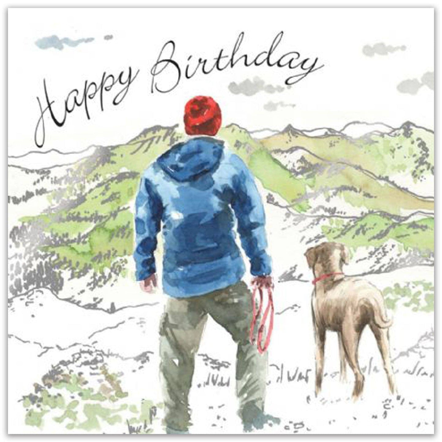 Twizler Ltd - Hiking - Mens Birthday Card