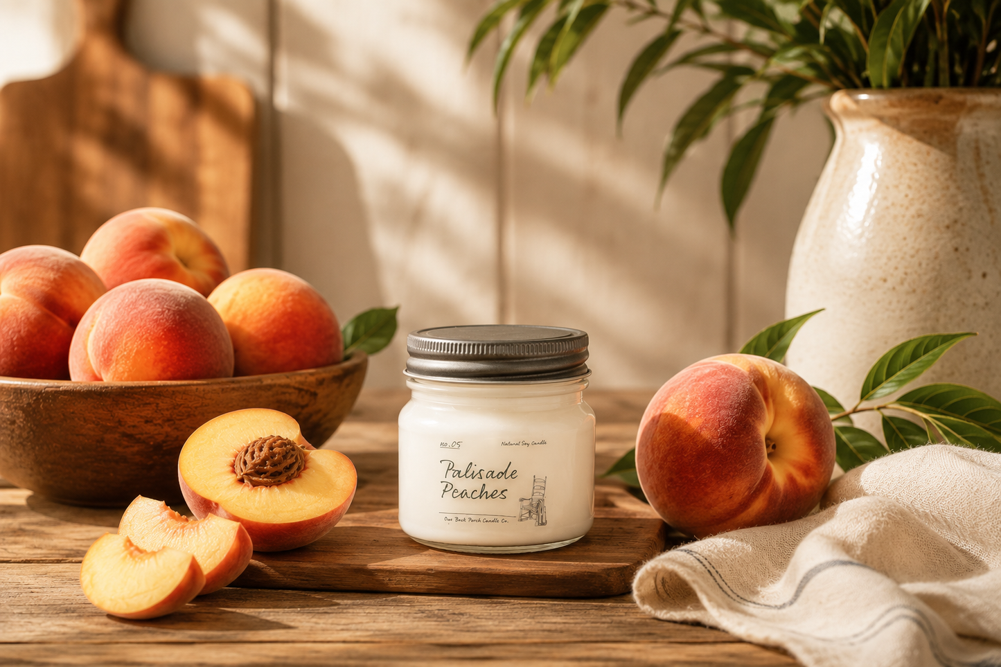 Back Porch Candle Co - Palisade Peaches | Hand-Poured Soy Candle | Colorado Made