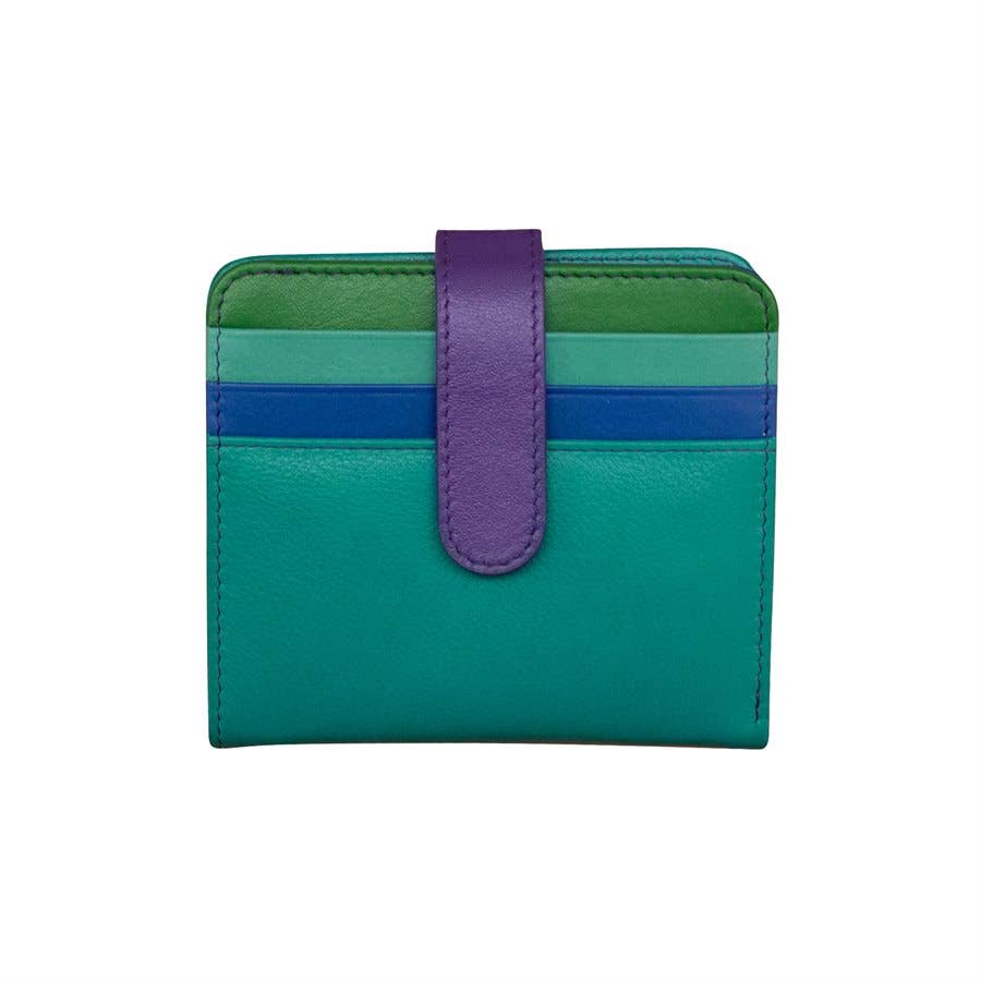 ili New York - Small Leather Wallet - Credit Card Holder - 7301