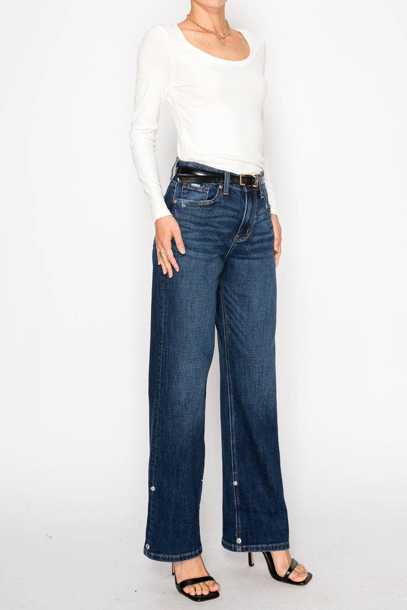 ARTEMIS VINTAGE - INSEAM TRANSFORM HIGH RISE RELAXED STRAIGHT LEG JEANS
