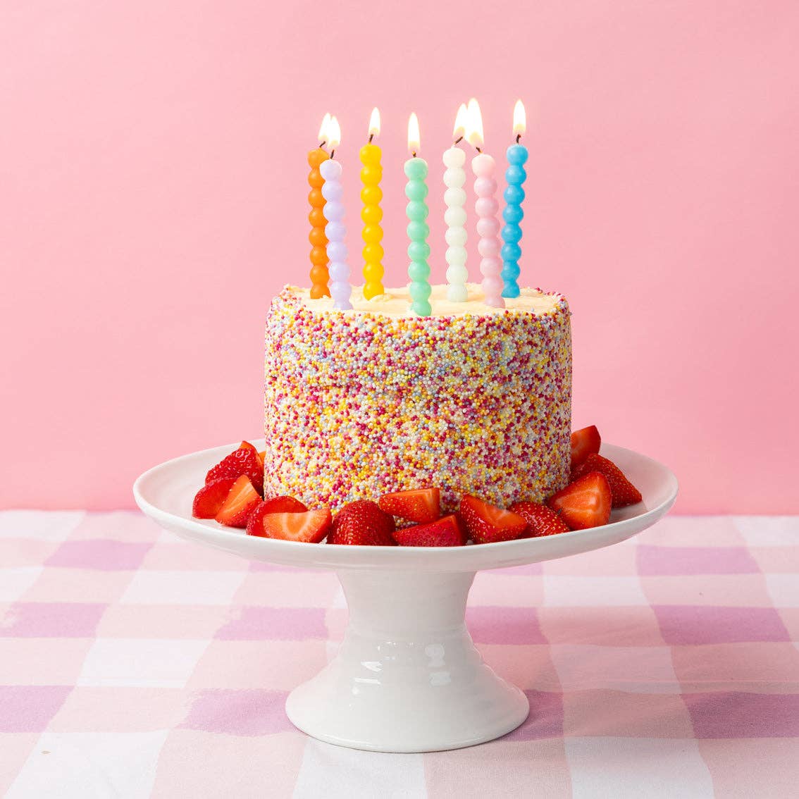 Talking Tables USA - Home, Birthday, Games & Seasonal Decor - Bobble Birthday Candles - 8 Pack | Cake Candless |