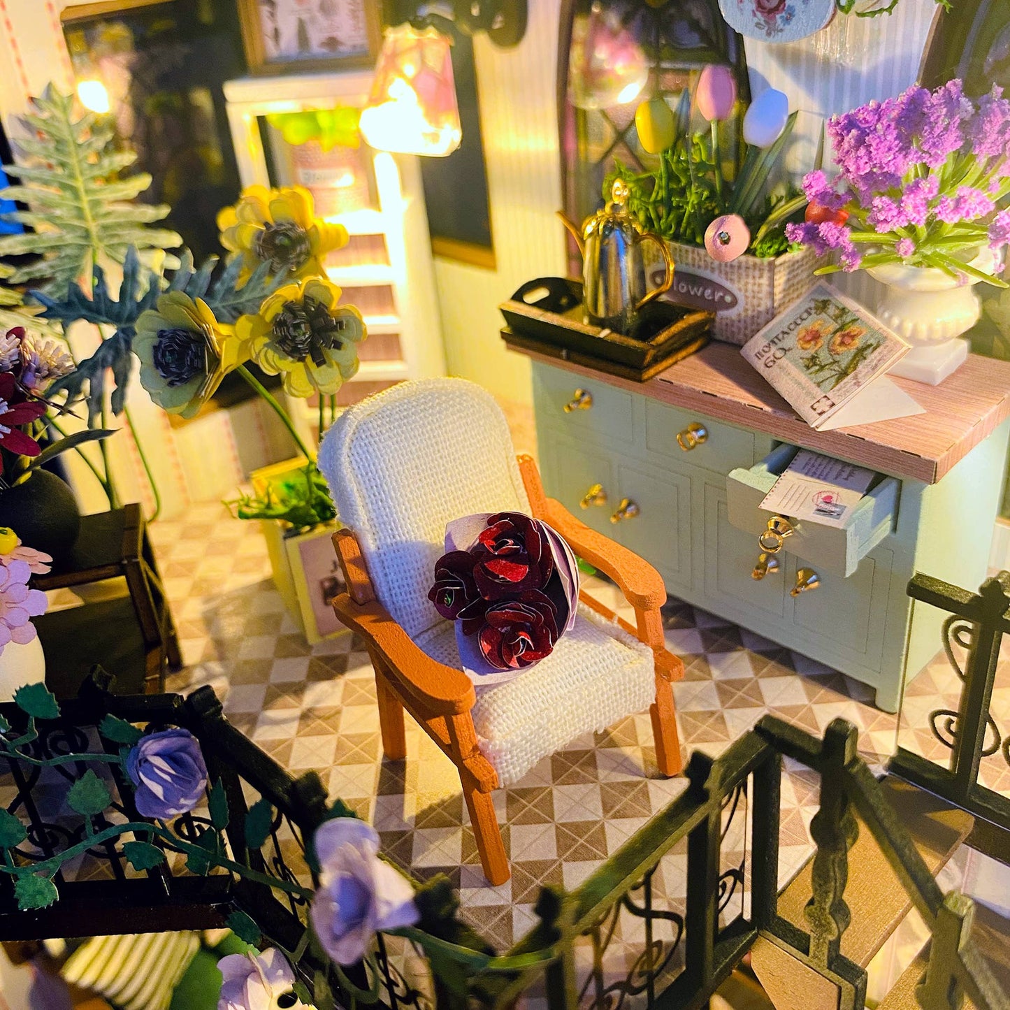 Hands Craft - DIY Miniature House Kit: Garden Loft