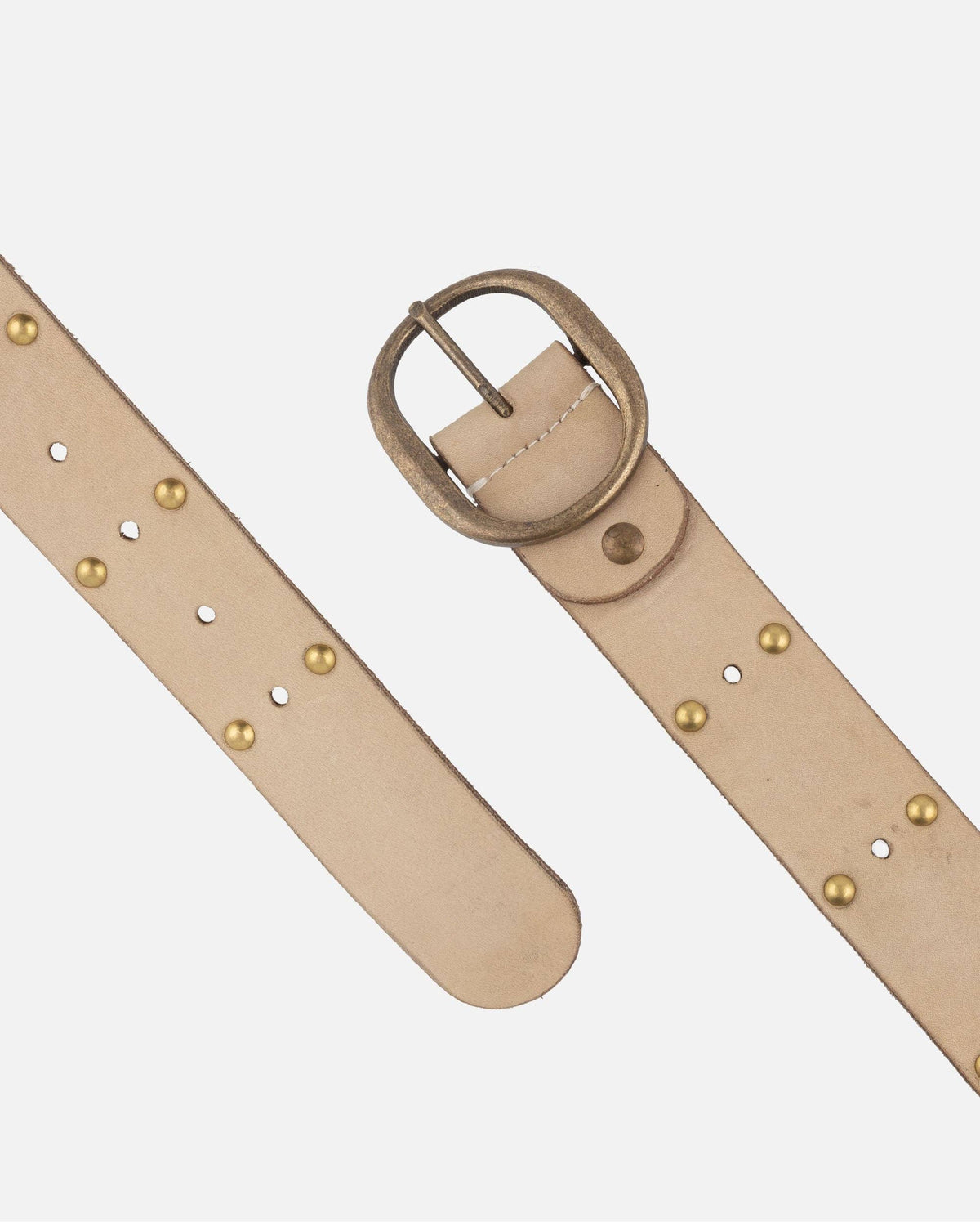 Amsterdam Heritage Leather Belts, Bags, Jackets & Apparel - Devi | Antique Brass-Accented Leather Belt