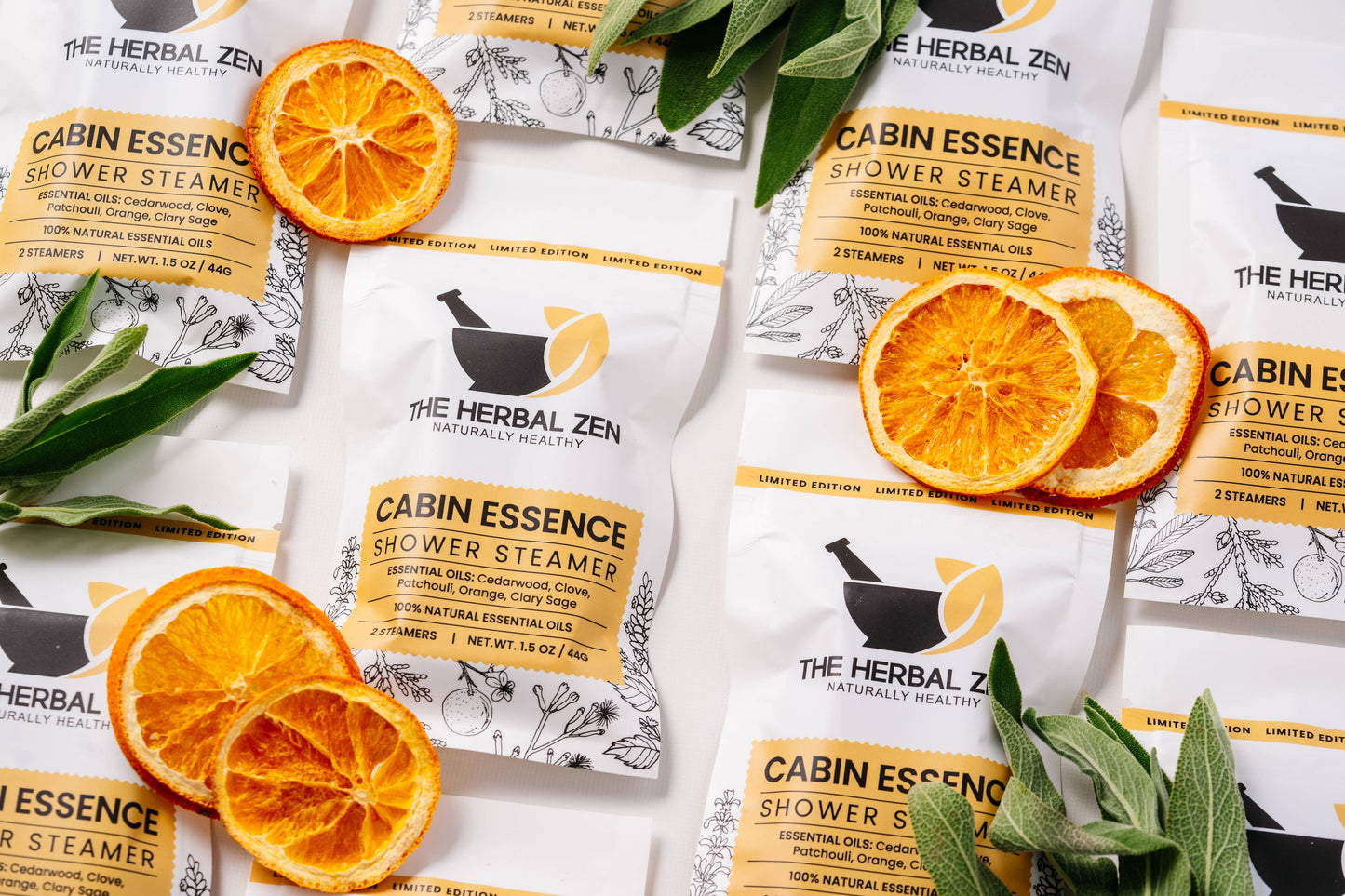 The Herbal Zen - Fall & Winter Shower Steamers - $5 Cozy Stocking Stuffer