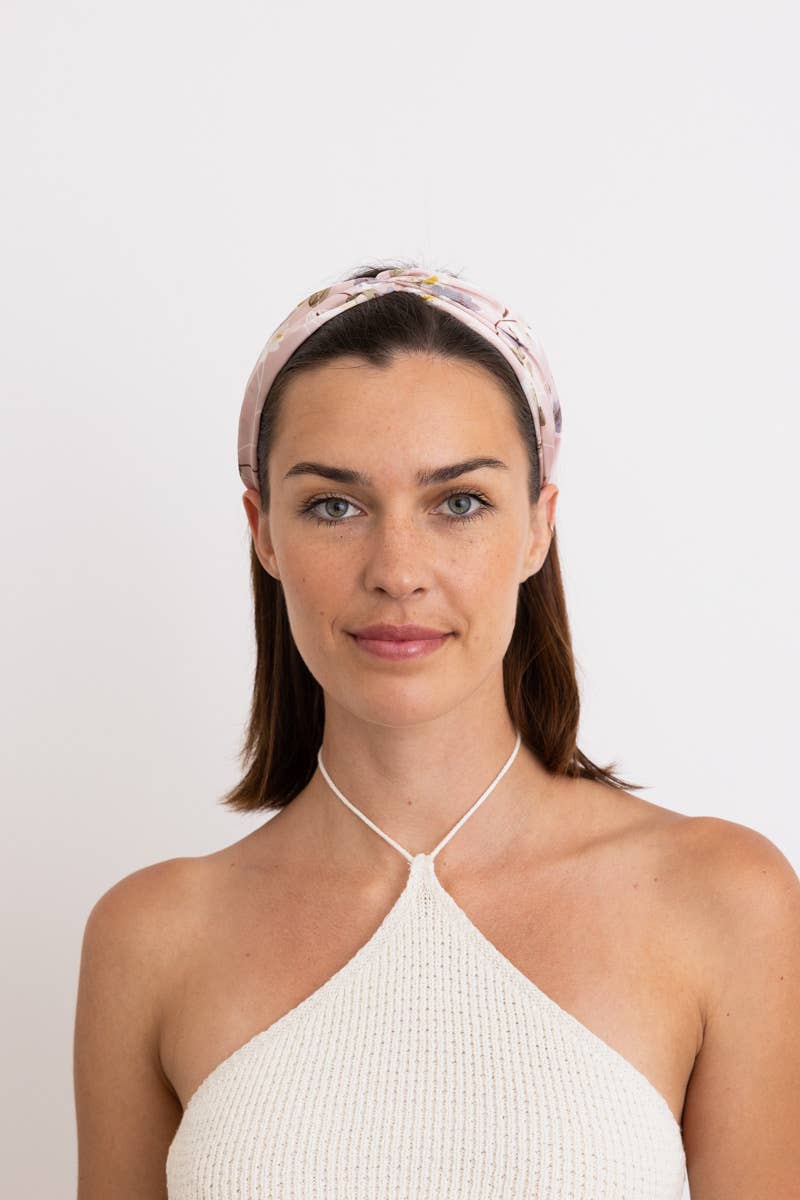 Leto Accessories - Secret Garden Satin Smooth Floral Headband 🌼