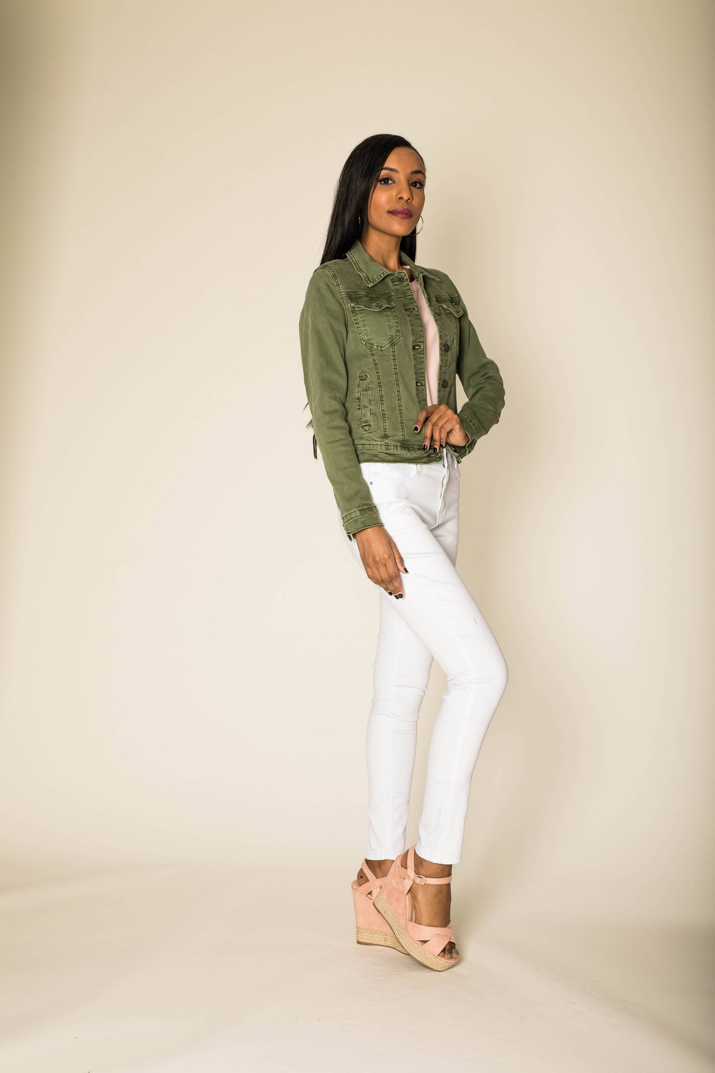 Nina Carter - Stretch fitted jacket Color J212A