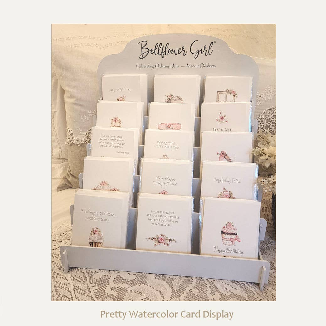 Bellflower Girl - Sometimes the Smallest Things Room in Heart - New Baby Card