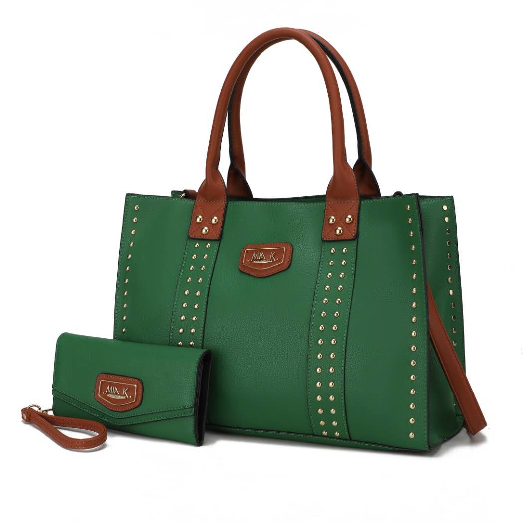 MKF Collection - MKF Davina Tote Handbag and Wallet Vegan Leather Women