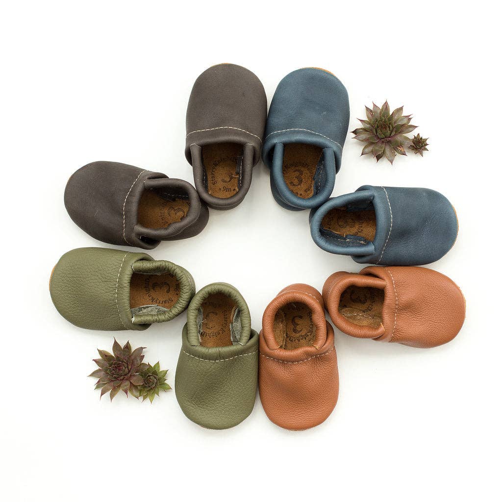 Starry Knight Design - Loafer Baby and Toddler Shoes( Iron, Sienna, Lichen, Navy)