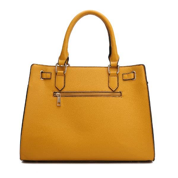 MKF Collection - Christine Vegan Leather Women Satchel Bag & wallet by Mia K
