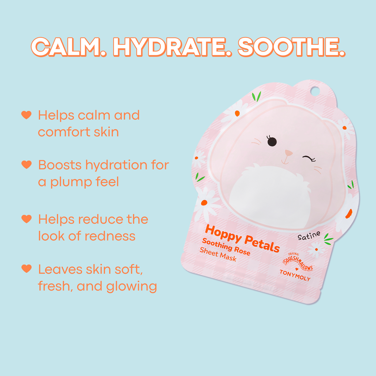 TONYMOLY - Squishmallows x TONYMOLY Spring Sheet Masks
