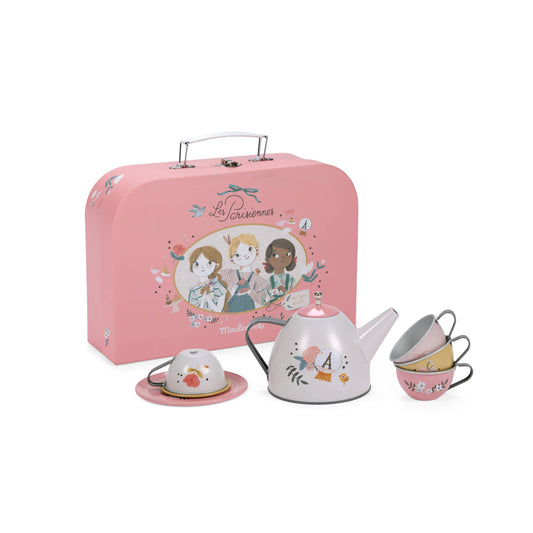 Speedy Monkey - Suitcase - New Tea Party Metal Set The Parisiennes