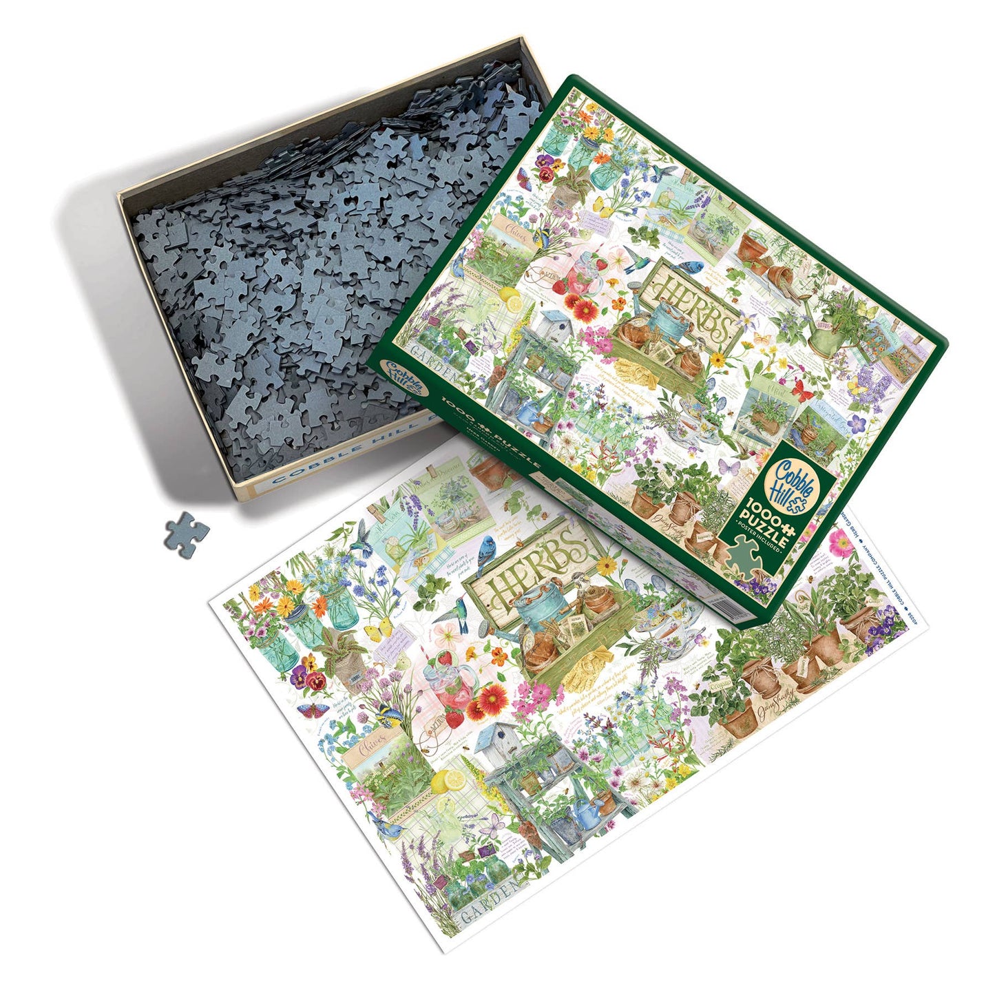 Outset Games and Cobble Hill Puzzles - Herb Garden 1000-Piece Puzzle
