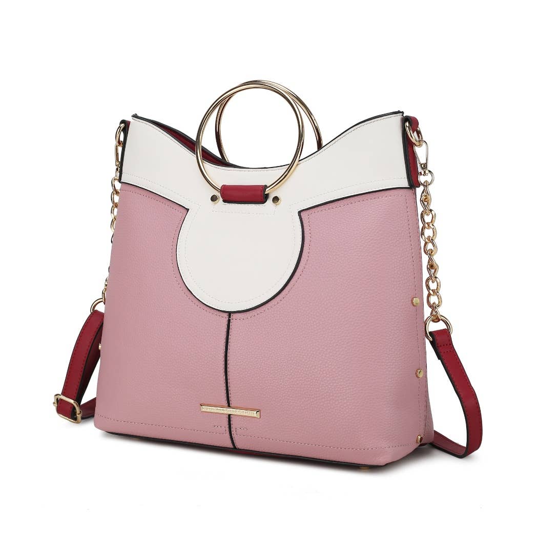 MKF Collection - MKF Kylie Top Handle Satchel Handbag Vegan Leather