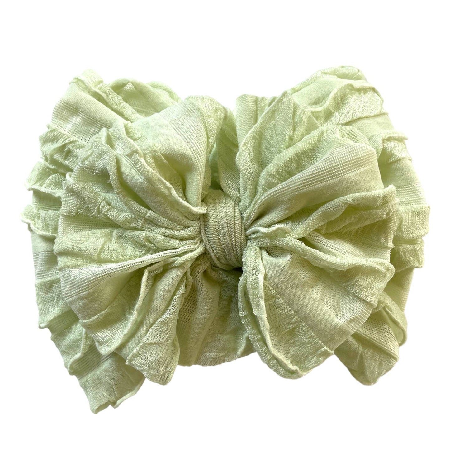 Rockin Royalty - Honeydew Ruffled Headband