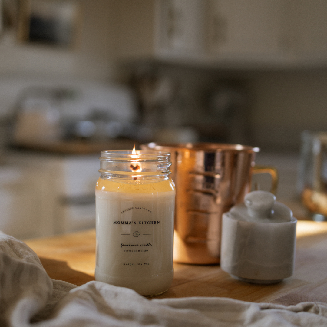 Antique Candle Co.® - Momma's Kitchen - Soy Wax Mason Jar Candle