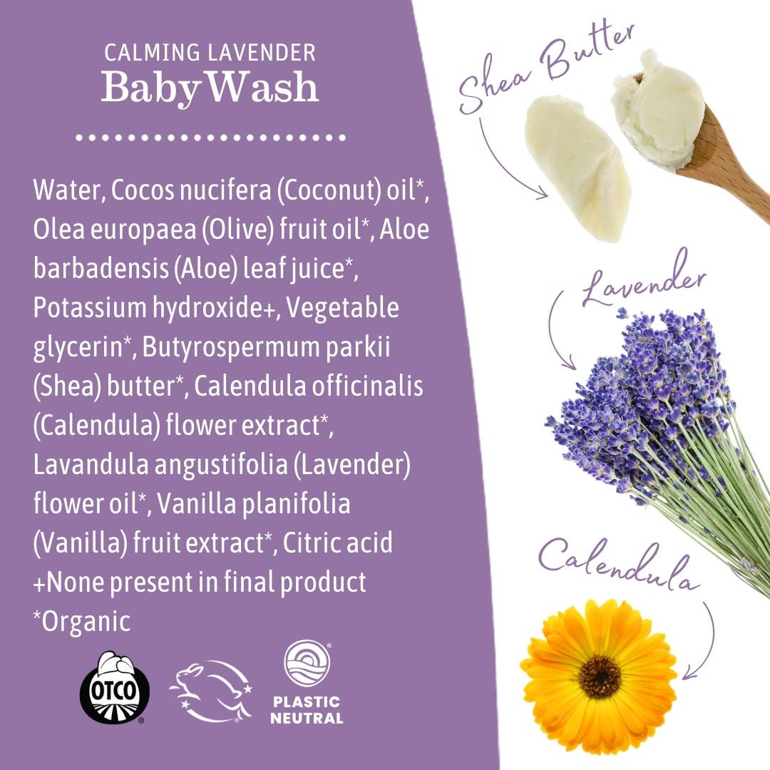 Earth Mama Organics - Calming Lavender Castile Baby Wash