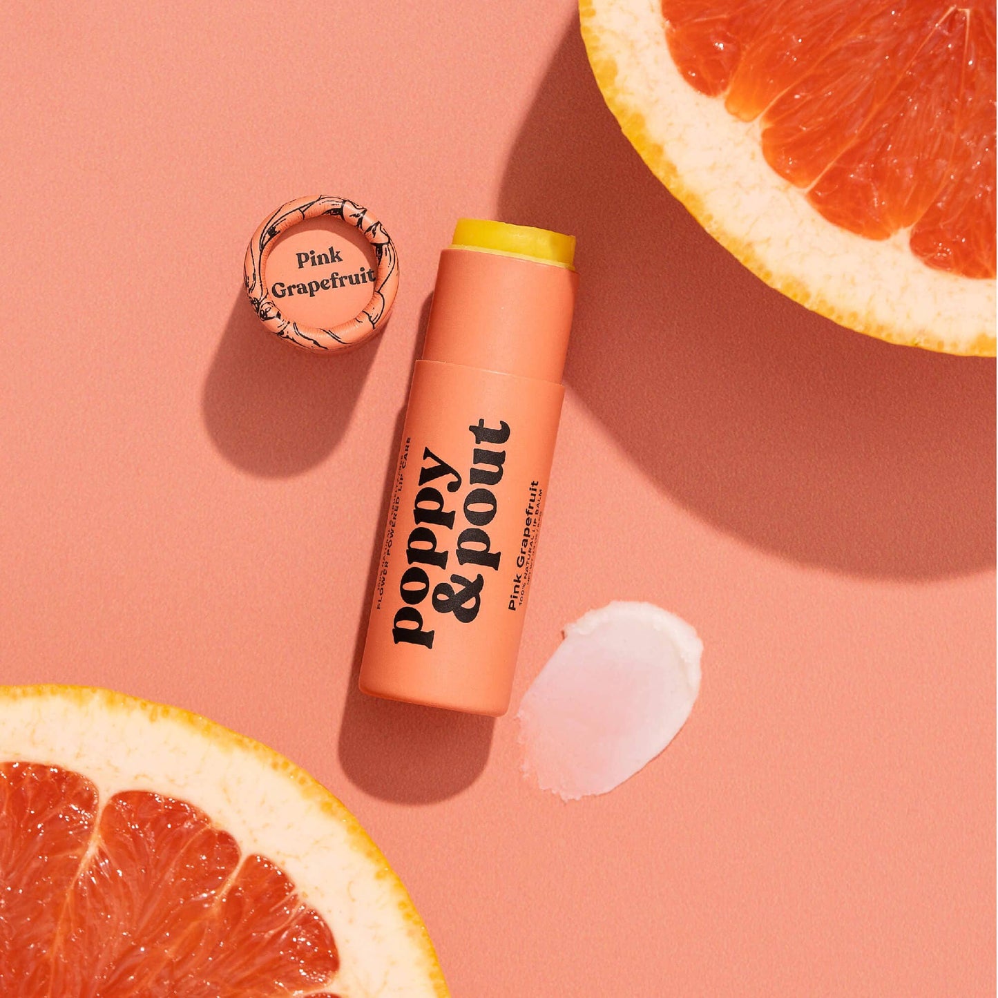 Poppy & Pout - Lip Balm, Pink Grapefruit