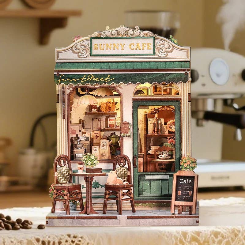 Hands Craft - DIY Book Nook Kit: Sunny Café