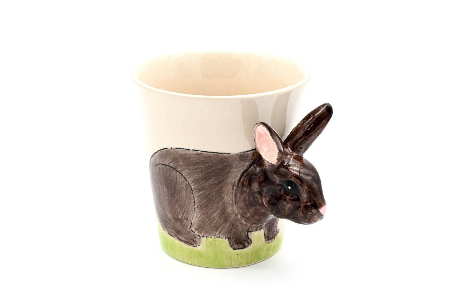 Art Floral Trading LLC - MUG227 Rabbit (dark brown) mug 10 oz