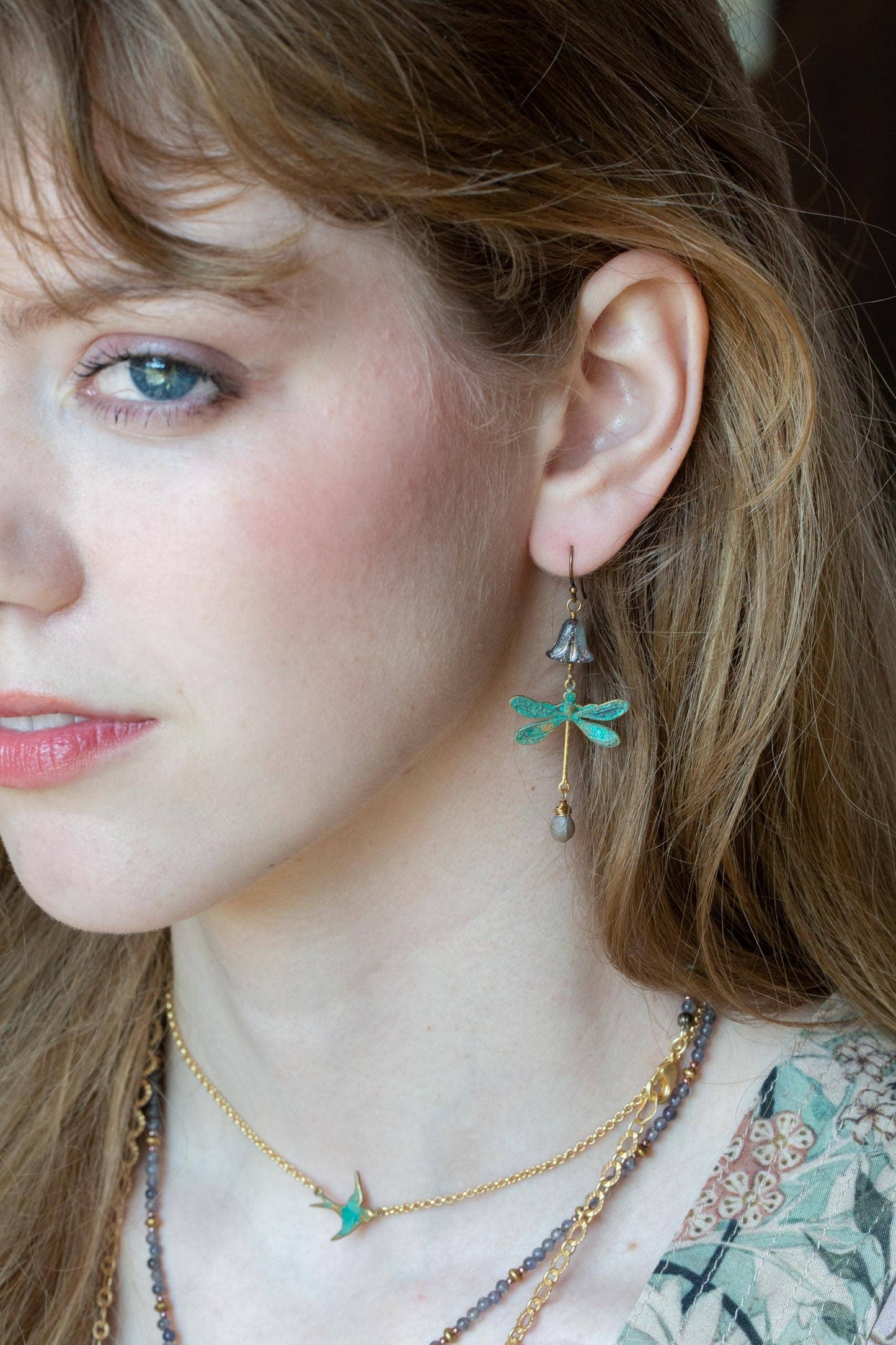 Anne Vaughan Designs Jewelry - Folklore Czech Glass Statement Earrings
