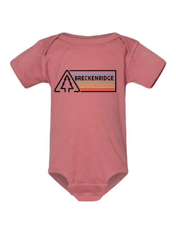 MT Brand Apparel - Tri Pine  - Custom - Baby Short Sleeve One Piece