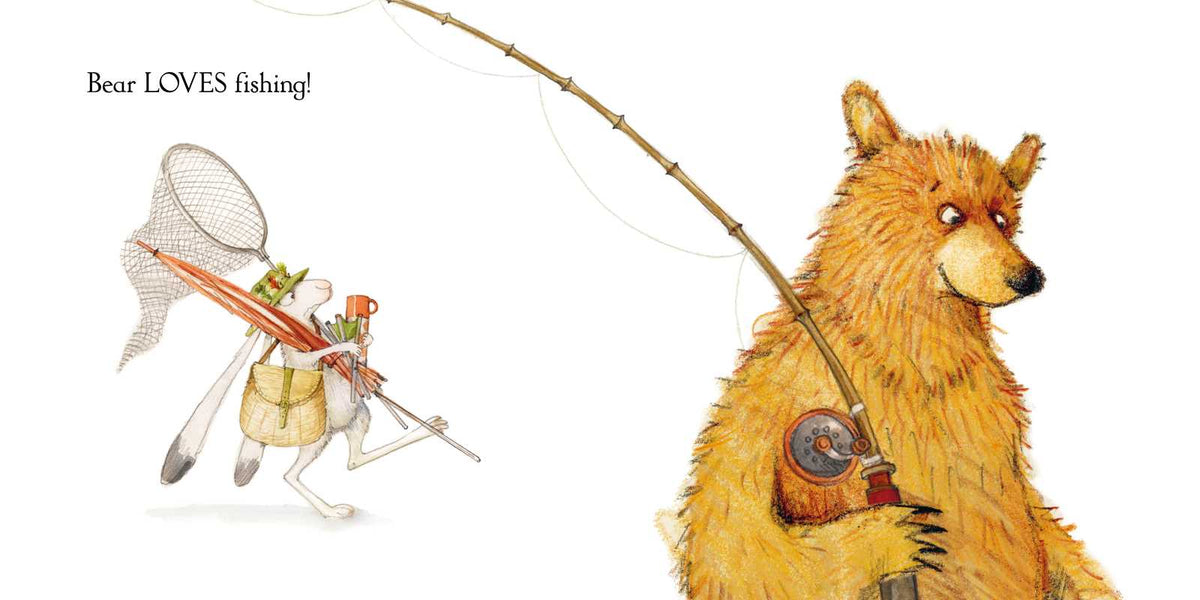 Simon & Schuster - Bear & Hare Go Fishing by Emily Gravett