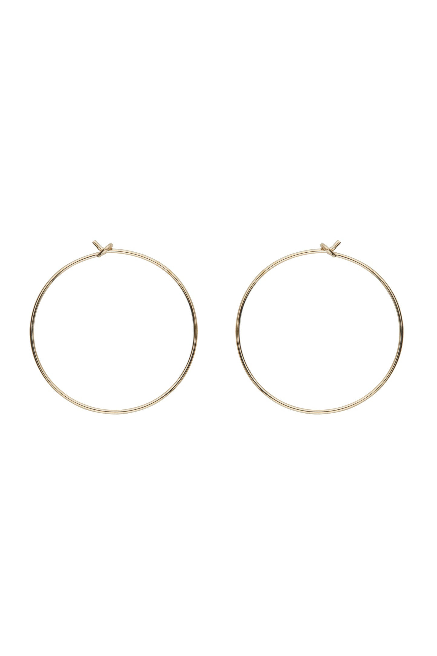 Mark Steel Jewelry - 19 Gauge Round or Flat Wire Hoop Sizes 30mm or 38mm