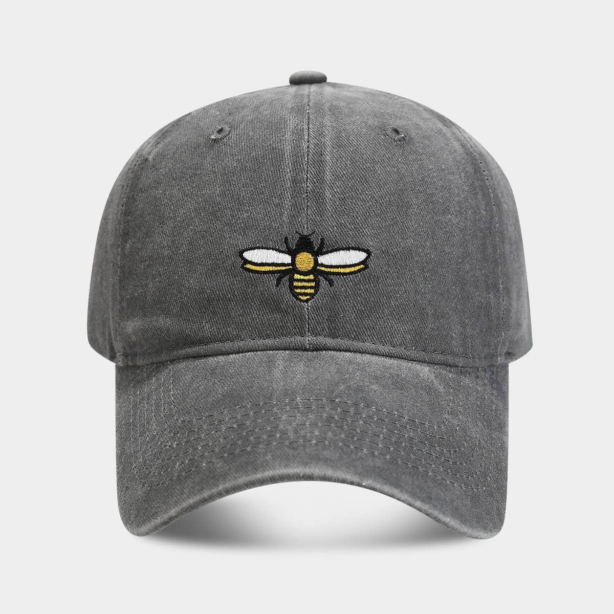 Lovenne - BEE EMBROIDERY BASEBALL CAP OUTDOOR SUN HAT CWAH2020