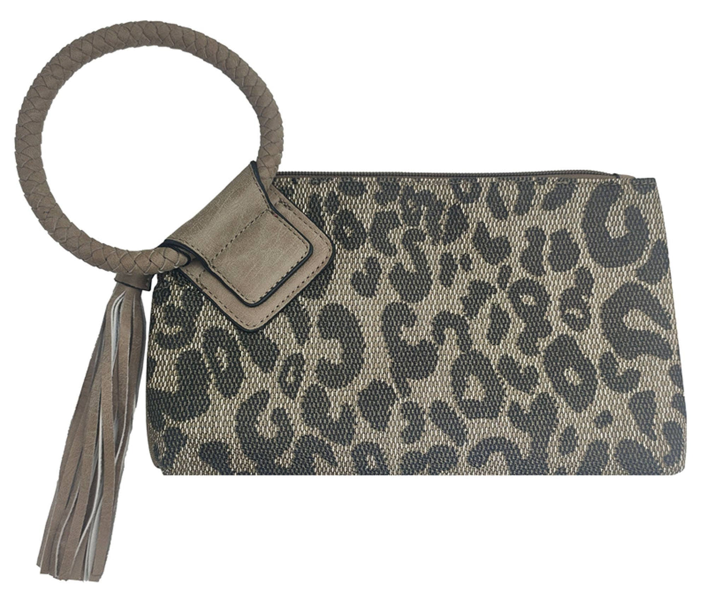 MiMi Wholesale - BP204 Fashion Cuff Handle Tassel Wristlet Clutch