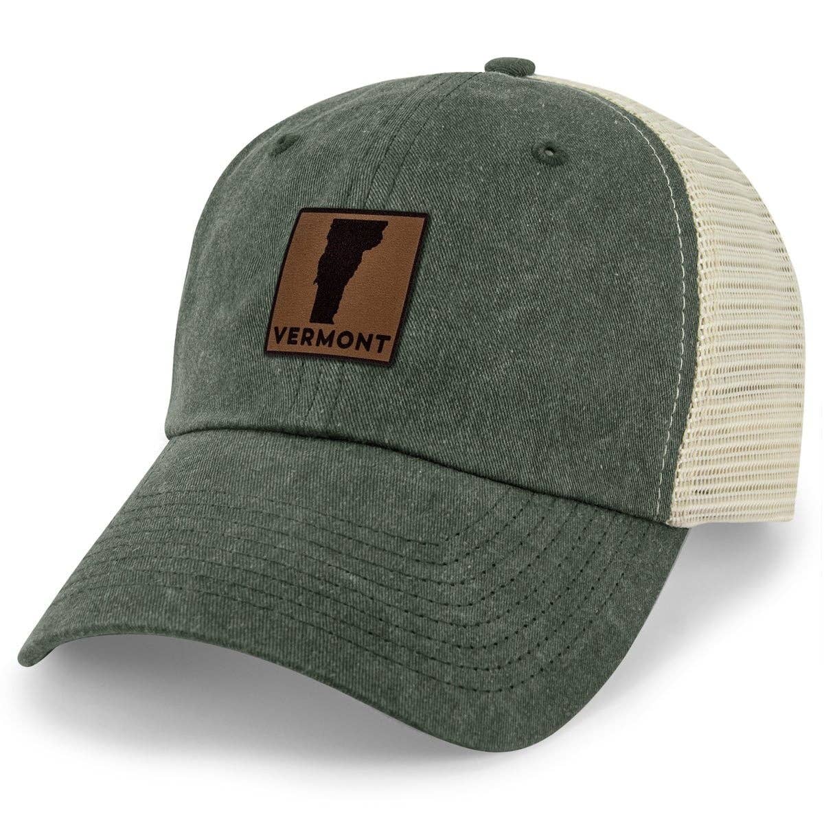 Chowdaheadz - Vermont Leather Patch Relaxed Trucker
