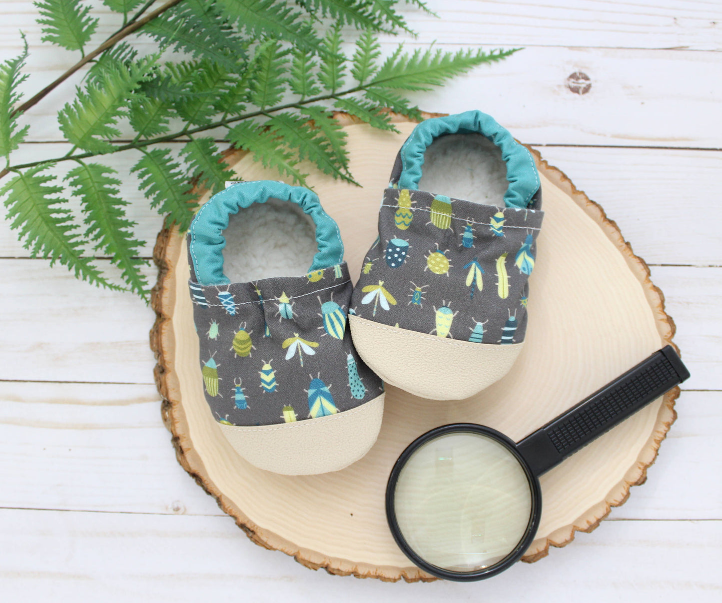 Scooter Booties - Buggy Beetles Baby Shoes