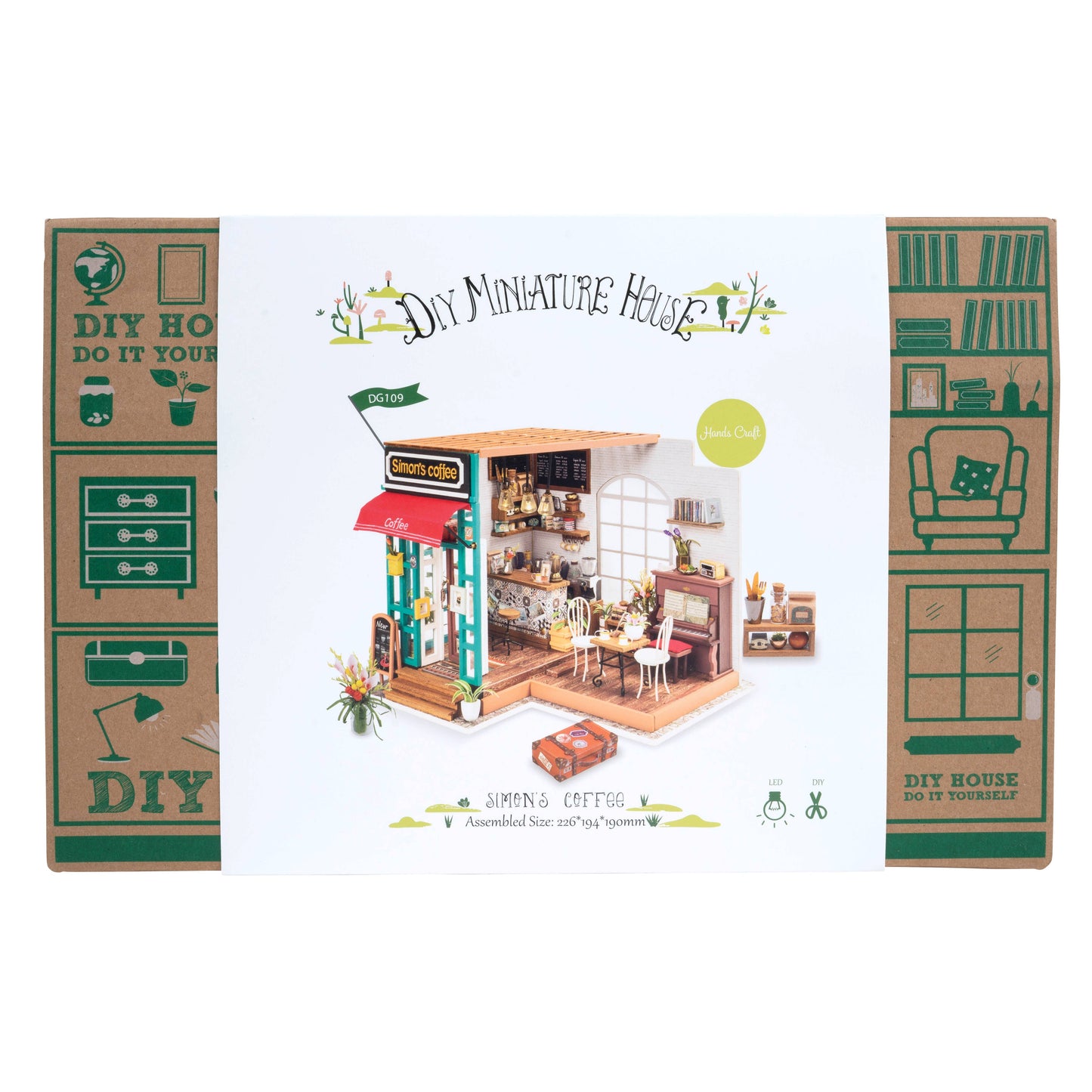 Hands Craft - DIY Miniature House Kit: Simon's Coffee