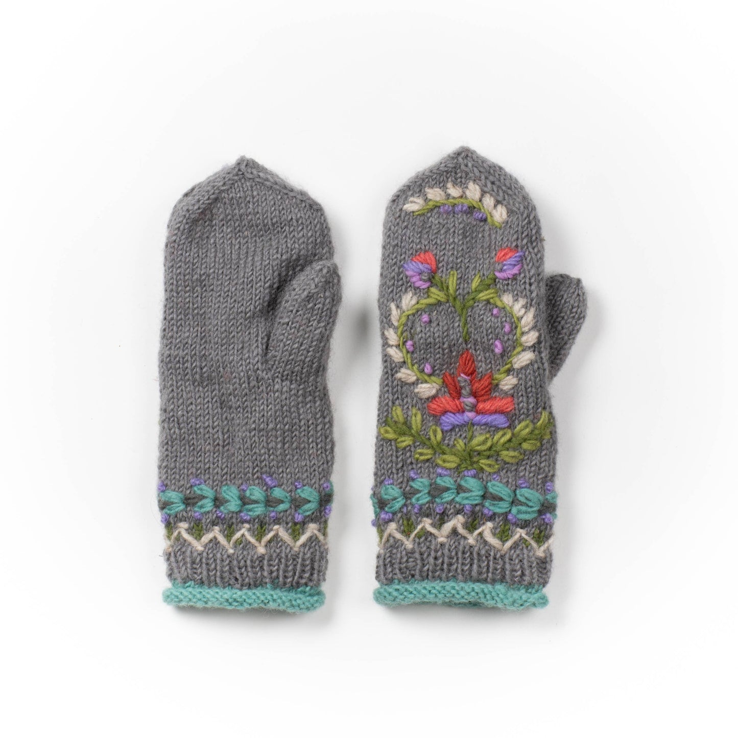 Lost Horizons Knitwear - Munich - women's wool knit mittens