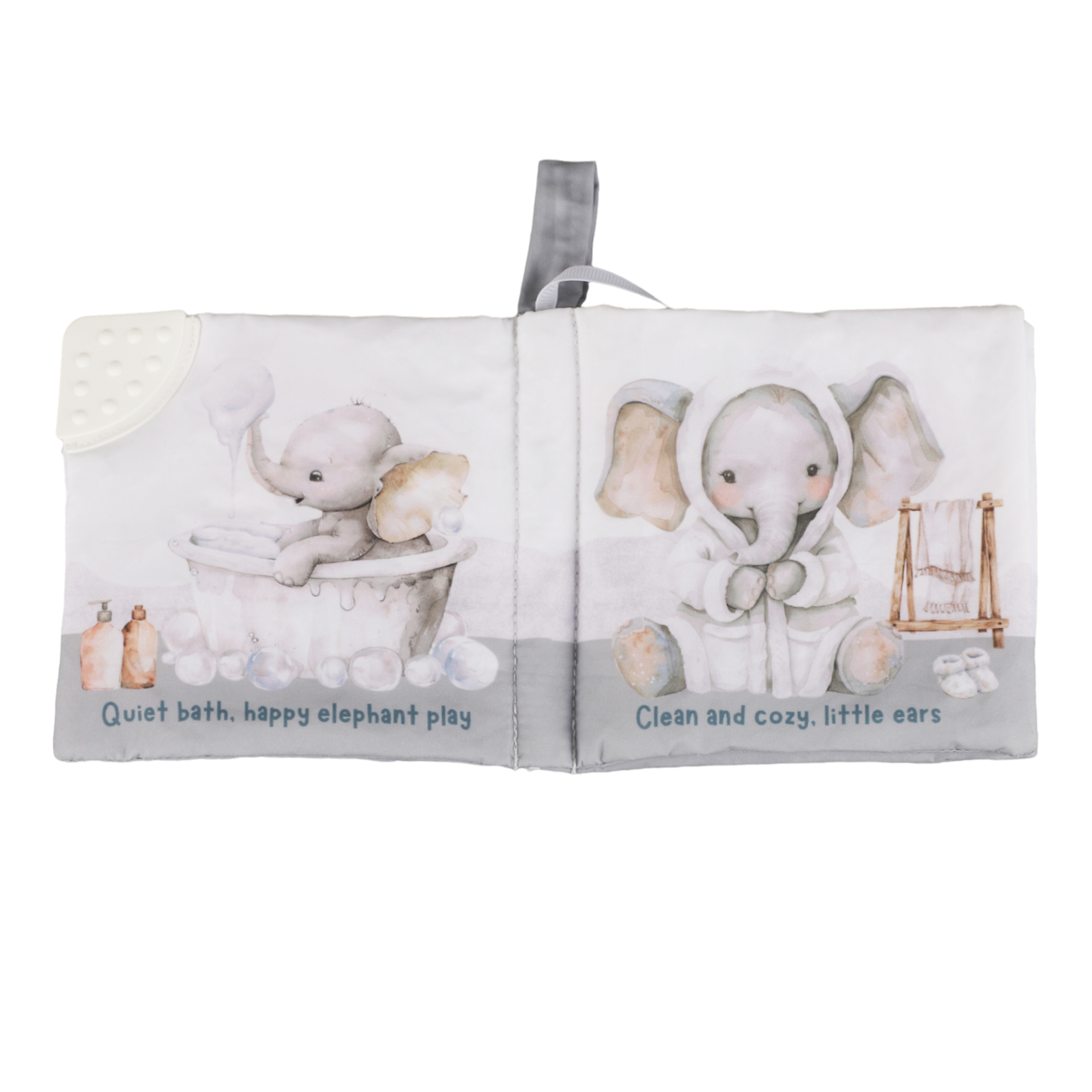 Ali+Oli - Bubble Bath – 10-Page Crinkle Cloth Book for Babies & Toddle