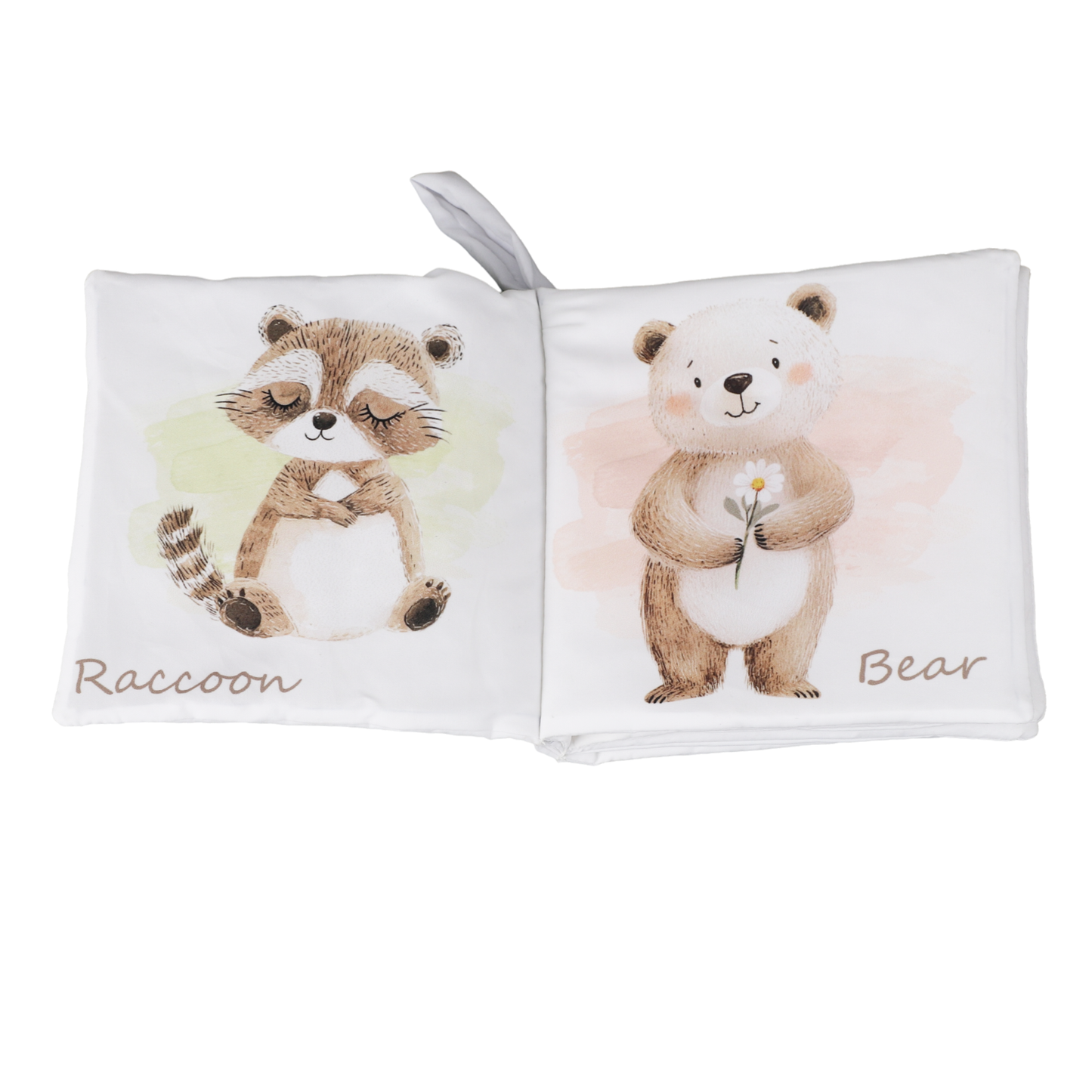Ali+Oli - Baby Bear and Friends – Crinkle Cloth Soft Baby Book Gift