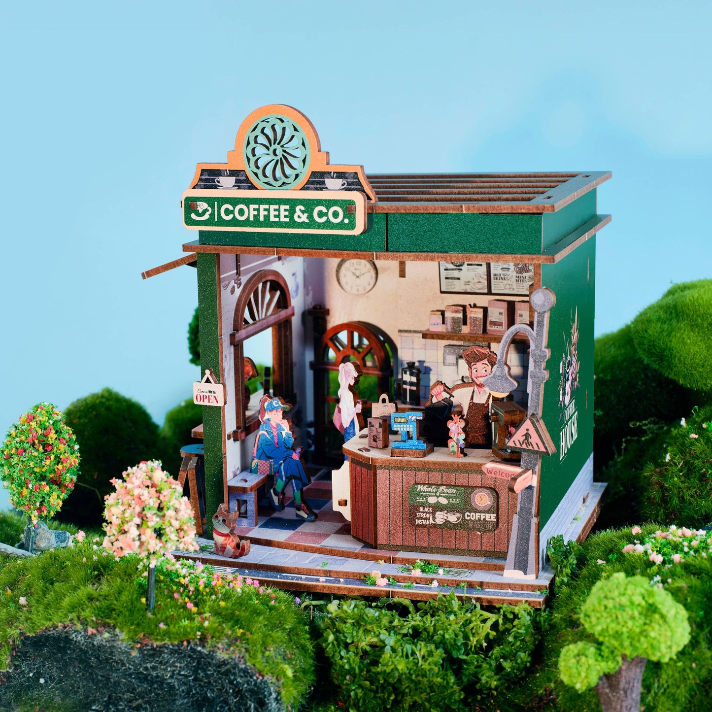 Hands Craft - DIY Miniature House Kit: Coffee Shop