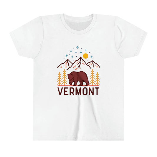 Hey Mountains - Vermont Youth T-Shirt - Unisex Kids Vermont Shirt