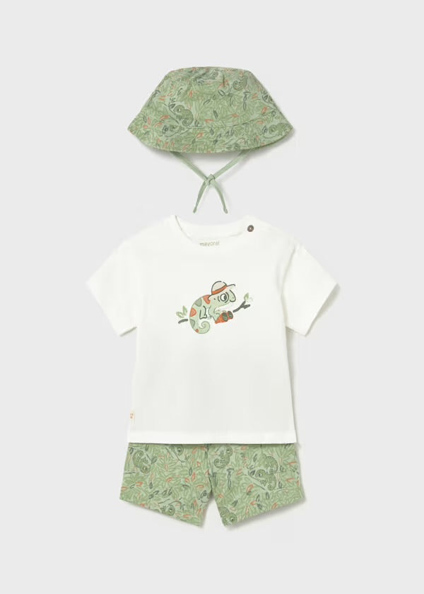 Iguana Short and Hat Set