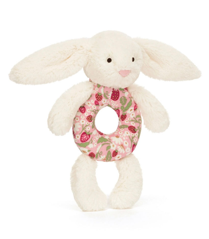 Blossom Cream Bunny Rattle