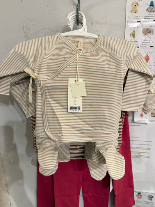 Butterscotch Stripe Layette