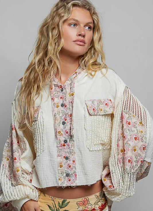 Floral Gauze Jacket