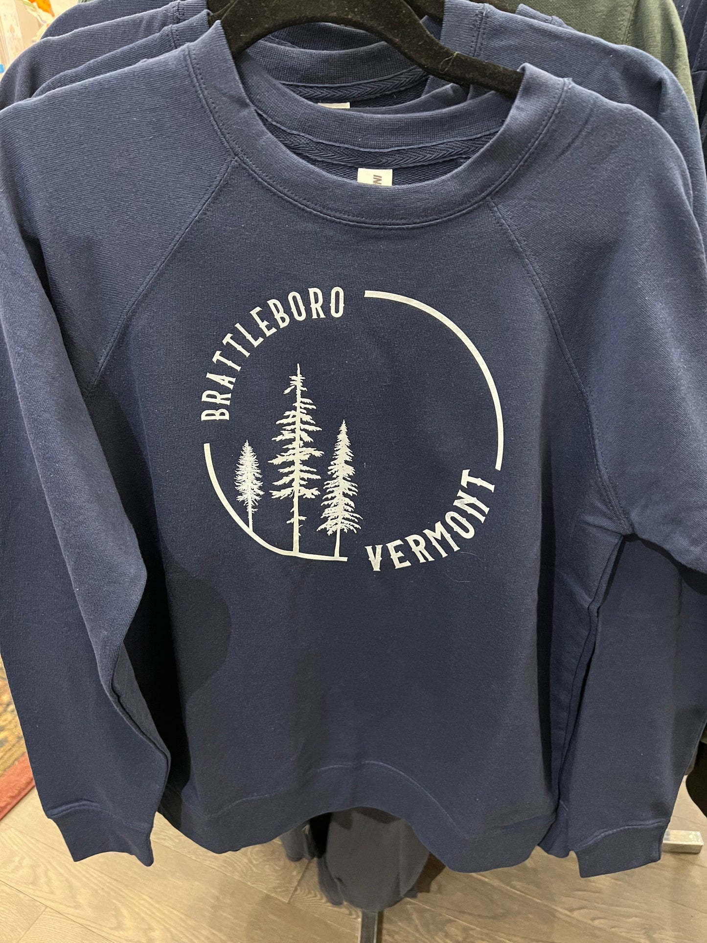 Brattleboro, Vt - Circle Forest - -  Fleece Pullover