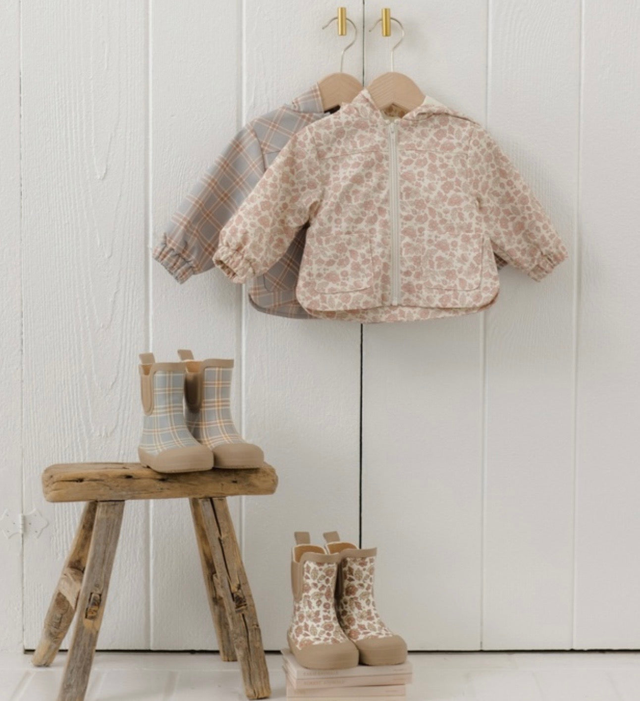 Pink Blossoms Rain Coat
