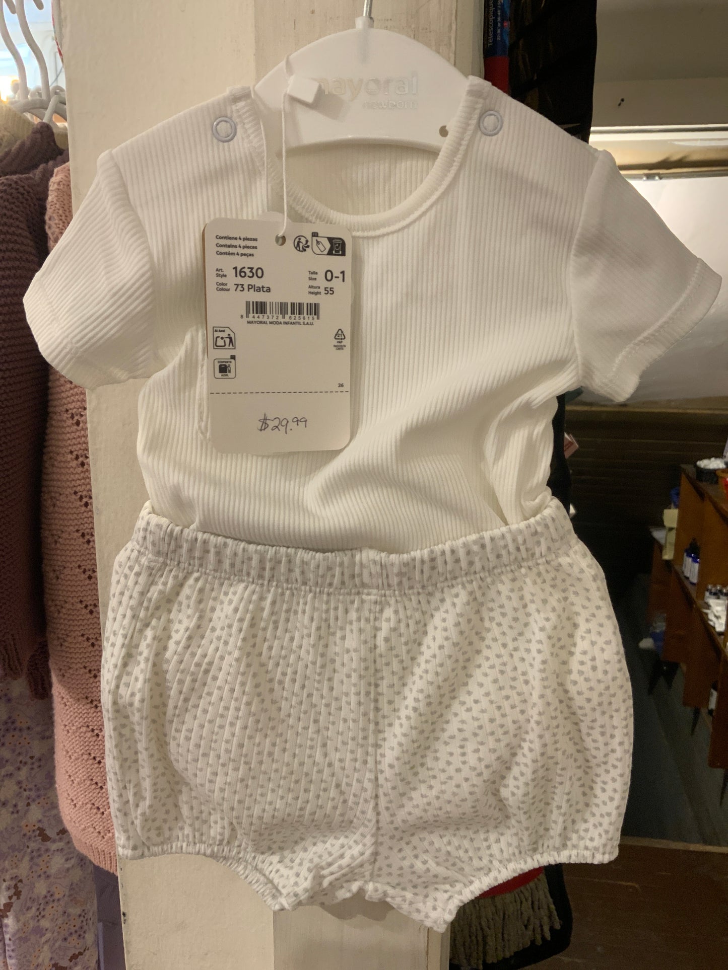 Duck Onesie and Shortie Set