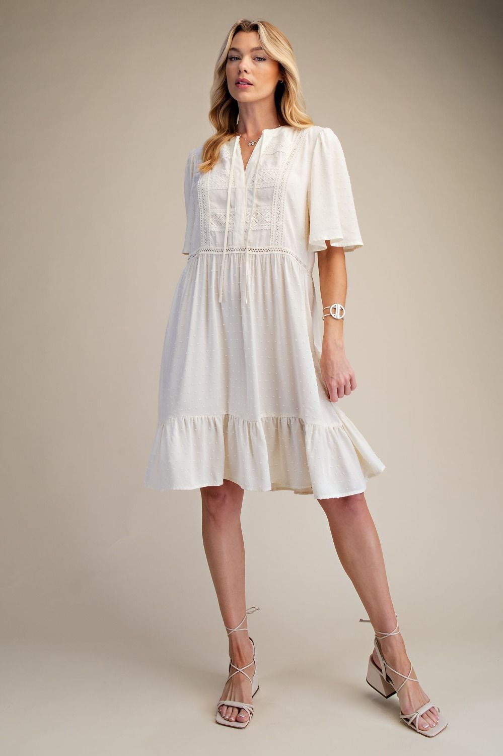 Short Ivory Dress