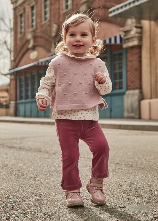 Velvet Pants and Sweater Set